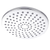 Aquaperla Round Chrome Rainfall Shower Head 200mm with Swivel Ball Joint, Australian Standard Watermark Approved.