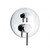 Aquaperla Echo Round Chrome Shower and Bath Mixer with Diverter, Watermark Certified Bathroom Tapware Australia