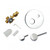 Modern Chrome Echo Round Shower and Bath Mixer with Diverter for Precise Water Control in Australian Bathrooms