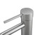 Modern Aquaperla Lucid Pin Brushed Nickel Basin Mixer with Hot and Cold Water Hoses for Australian Bathroom Renovations