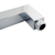 AQUAPERLA Blaze Square Chrome Wall Mounted Shower Arm 400mm, Premium Brass Bathroom Fixture Australia.