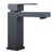 Aquaperla Blaze Matte Black Square Basin Mixer Tap for modern Australian bathroom renovations.