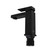 Aquaperla Blaze Matte Black Square Basin Mixer Tap for modern Australian bathroom renovations.
