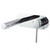 Aquaperla Echo Round Chrome Bathtub Basin Wall Spout facing left for modern bathroom renovations in Australia.
