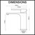 Detailed technical dimension diagram for the Aquaperla Ivano Basin Mixer showing a height of 160mm and spout reach of 115mm for modern Australian bathroom renovations.