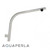 Chrome Wall Mounted L-Shaped Shower Arm with Flat Bar for Rain Shower Head - Australia Bathroom Hardware