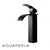 Aquaperla Cascade Matte Black Tall Waterfall Basin Mixer Tap for Modern Bathrooms Australia