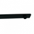 Aquaperla Matte Black Square Gooseneck Wall Shower Arm with G 1/2 Female End Connector for Contemporary Australian Bathrooms