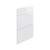 Modern Satin White Flat Pack Kitchen 3-Drawer Cabinet Fronts with Sleek Slab Profile for DIY Home Renovations in Australia.