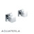 Aquaperla Cascade Chrome Cubic Shower Wall Taps for modern bathrooms in Australia.