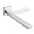 Modern square Aquaperla Blaze chrome swivel bathtub and basin wall spout for bathrooms in Australia.