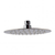 Aquaperla Super-slim 200mm Round Chrome Rainfall Shower Head, modern bathroom tapware Australia.