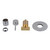 Lucid Pin installation accessories for round shower and bath wall mixers in Australian bathrooms.