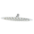 Aquaperla Super-slim 250mm Round Chrome Rainfall Shower Head, Ultra-thin Stainless Steel Bathroom Fixture Australia