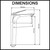 Detailed technical dimension diagram for a tall chrome basin mixer tap, essential for bathroom renovation planning in Australia.