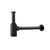 Aquaperla Matte Black 32mm Round Bottle Trap for Bathroom Basin Waste - Australia Watermark Certified Plumbing Fixture
