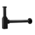 Modern Matte Black Basin Bottle Trap for 32mm Drains, Premium Bathroom Plumbing Fixture for Australian Homes