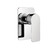Modern minimalist chrome square wall mounted shower or bath mixer tap for Australian bathrooms.