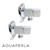 Aquaperla square chrome washing machine laundry tap set for modern Australian homes.