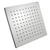 Modern 250mm Square Chrome Brass Rainfall Shower Head for Australian Bathrooms