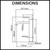 Detailed technical dimension diagram for the Lucid Pin-Lever Round Tall Basin Mixer, a modern bathroom tapware solution for renovations in Australia.