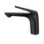 Modern Aquaperla Matte Black Basin Mixer Tap for contemporary Australian bathroom renovations.