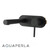 Aquaperla Lucid Pin Round Matte Black Basin Mixer with Swivel Spout for modern bathroom renovations in Australia.
