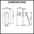 Technical dimension diagram for a modern wall-mounted shower or bath mixer tap, showing standard installation measurements for Australian bathroom renovations.