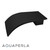 AQUAPERLA Blaze Matte Black Waterfall Bathtub and Basin Wall Spout for modern bathroom renovations in Australia.