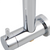 Aquaperla Right Angle Round Chrome Top Inlet Shower Rail with Diverter for Australian Bathrooms