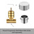 Modern Polished Chrome Progressive Mixer Handle and Main Body set for contemporary Australian bathroom and kitchen renovations.