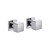 Aquaperla VOG Chrome Cubic Shower Wall Taps for modern bathroom renovations Australia
