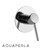 Aquaperla Lucid Pin Round Chrome Basin Mixer Tap with pin lever handle for modern Australian bathroom renovations.