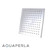 Aquaperla 200mm Square Chrome Rainfall Shower Head for Modern Australian Bathrooms