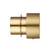 Aquaperla Round Brushed Brass Progressive Wall Mixer Handle for modern Australian bathroom renovations.