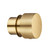 Aquaperla Round Brushed Brass Progressive Wall Mixer Handle for modern Australian bathroom renovations.