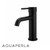 Aquaperla Lucid Pin Round Matte Black Wall Mixer with Spout, Modern Bathroom Tapware Australia