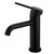 Aquaperla Lucid Pin Matte Black Round Basin Mixer Tap, Modern Bathroom Tapware Australia