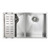 Aguzzo Stainless Steel Shallow Colander Strainer for 400mm Kitchen Sink Bowls in Australia.