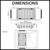 Dimensions guide for Aguzzo Stainless Steel Kitchen Sink Drainer Basket, a premium kitchen accessory available across Australia.