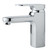 Chrome Harmonie single lever basin mixer tap for modern Australian bathroom renovations available at Renovator Store.