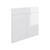 Modern Glossy White Flat Pack Kitchen Sink Base Cabinet Door - 18mm Slab Profile for 900mm Units Australia-Wide shipping.