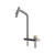 Versa Nova (Waterfall) Dual Flow Deck Waterfall & Pull Out Kitchen Mixer Tap - Brushed Stainless Steel