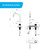 Versa Nova (Waterfall) Dual Flow Deck Waterfall & Pull Out Kitchen Mixer Tap - Brushed Stainless Steel