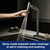 Versa Nova (Waterfall) Dual Flow Deck Waterfall & Pull Out Kitchen Mixer Tap - Matte Black Stainless Steel
