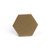 Manovella Rosalind Hexagonal Cabinet Knob  Brushed Brass Dimensions