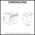 Elite Valet 32 Litre twin pull-out waste bin dimensions for 400mm Australian kitchen cabinet