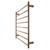 Aguzzo Ezy-Fit Rose Gold Heated Towel Rail 900mm x 900mm Round Tube, Luxury Bathroom Accessory in Australia.