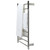 Modern round chrome heated towel rail ladder for Australian bathrooms.