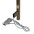 Aguzzo EZY FIT Square Bar Heated Towel Rail Brushed Brass Installation Components Australia